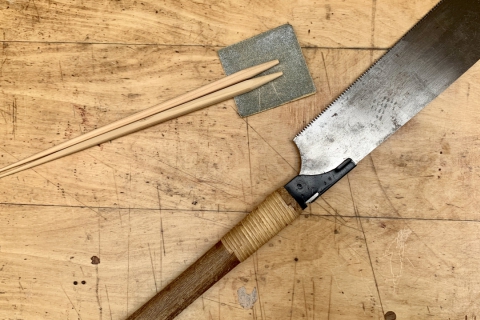 Cut Your Own Chopsticks at Akiu Traditional Crafts Village